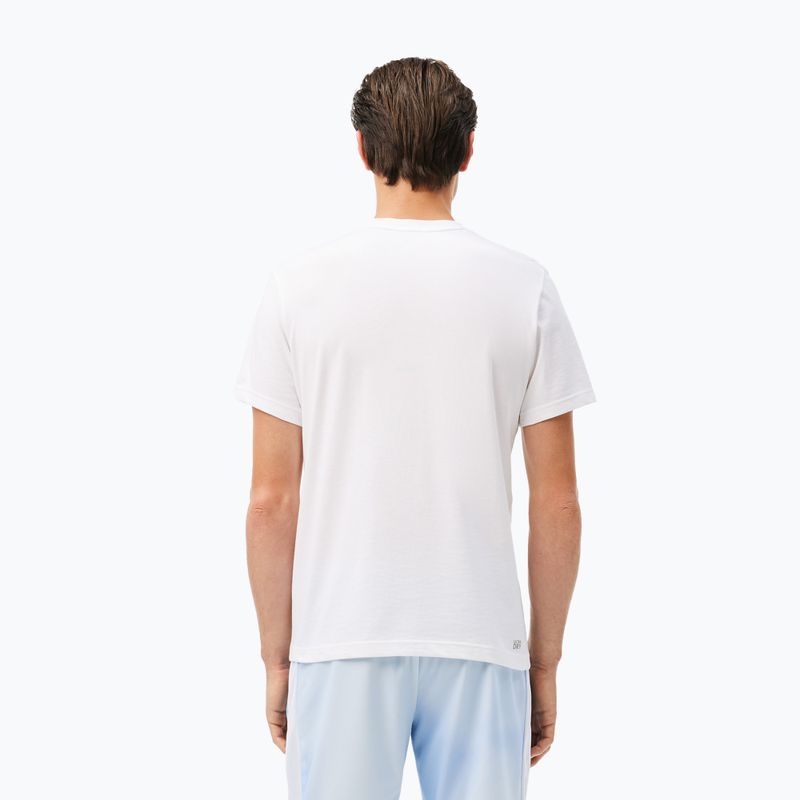 Мъжка тениска Lacoste TH2617 white 3