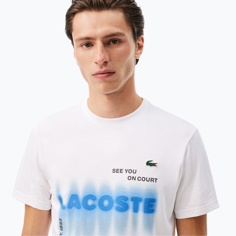 Мъжка тениска Lacoste TH2617 white 4