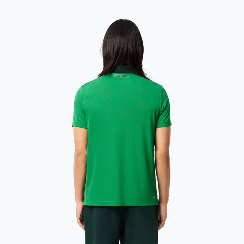 Поло тениска Lacoste DH2568 fluorine green/sinople 2