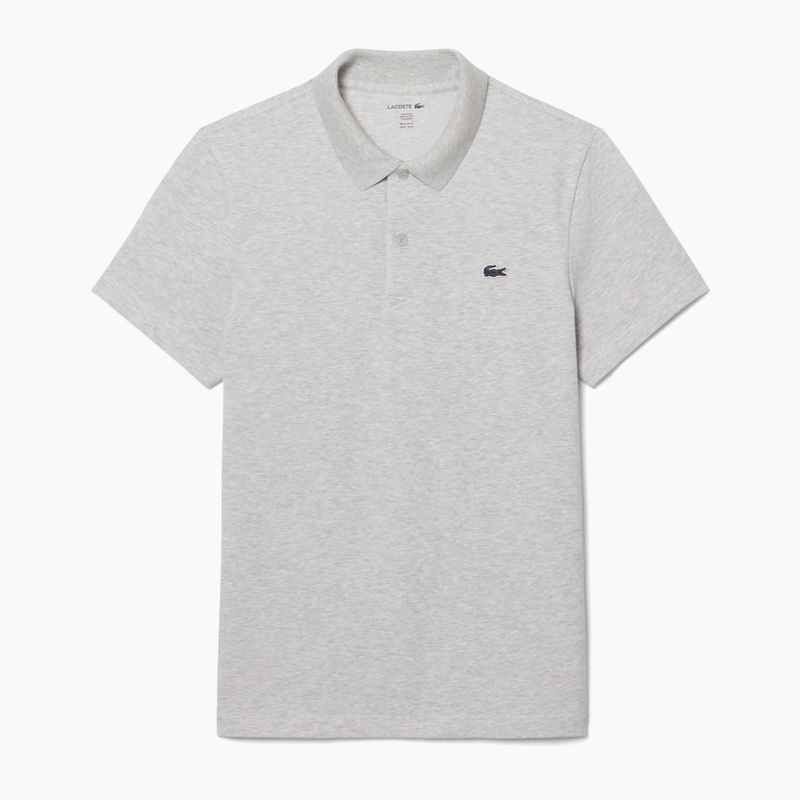 Мъжка поло тениска Lacoste Polo DH5522 silver chine 5