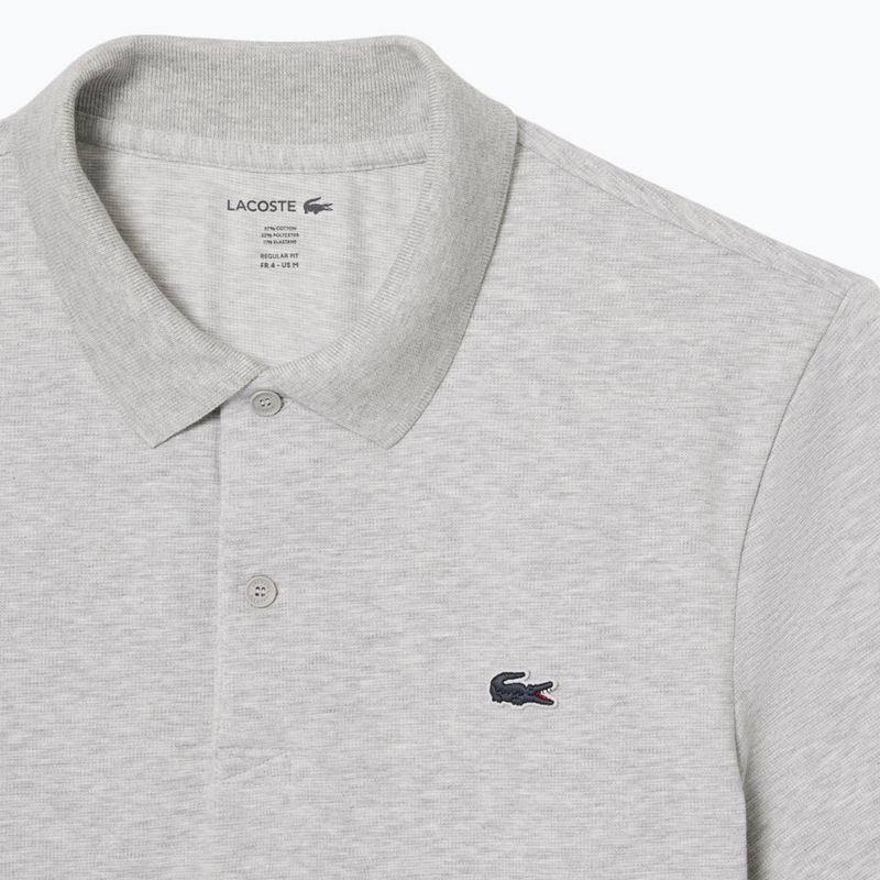 Мъжка поло тениска Lacoste Polo DH5522 silver chine 6