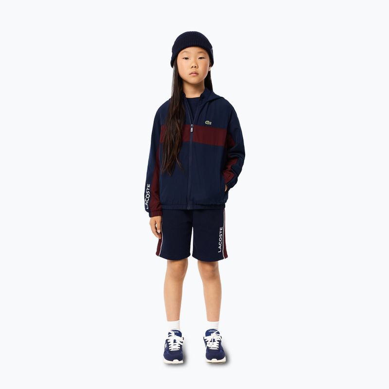 Детско яке Lacoste BJ2453 navy blue / expresso 2