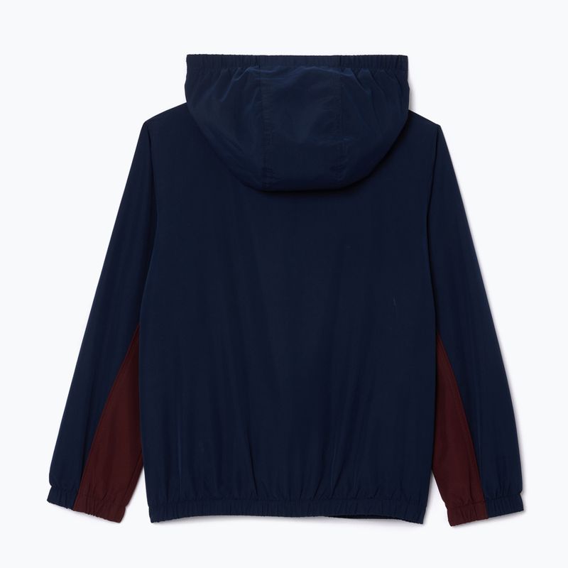 Детско яке Lacoste BJ2453 navy blue / expresso 6