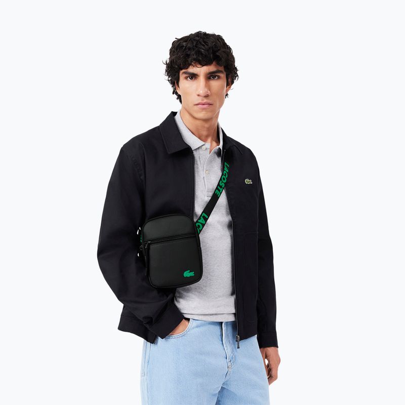 Мъжка чантичка Lacoste NH4679TX jacquard webbing noir 6
