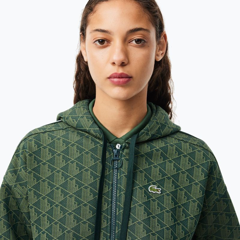 Дамски суитшърт Lacoste SF7606 sinople/khaki 4