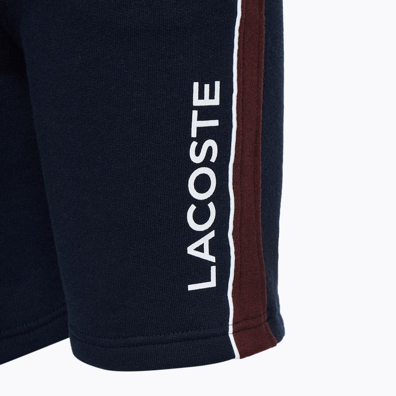 Детски къси панталони Lacoste GJ2462 тъмно синьо-експресо 3