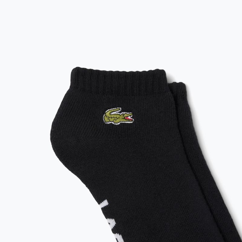 Мъжки чорапи Lacoste RA2653 2 чифта black/black 2