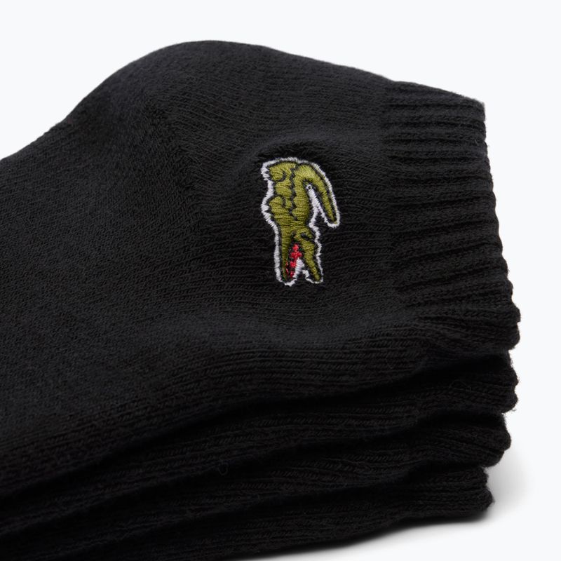 Мъжки чорапи Lacoste RA2653 2 чифта black/black 3