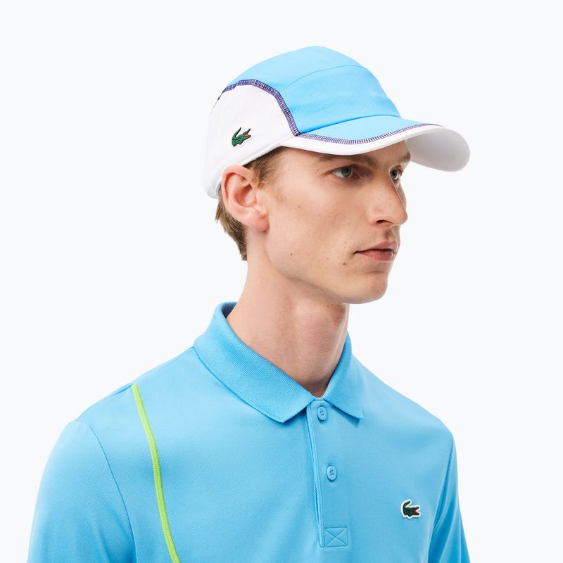 Мъжка бейзболна шапка Lacoste RK7574 argentine blue/white 4