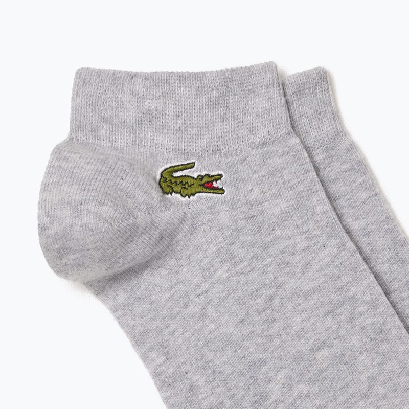 Чорапи Lacoste RA2917 3 чифта сребрист блясък/нави синьо/бяло 2