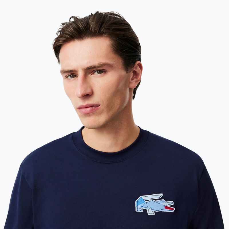 Мъжка блуза с дълъг ръкав Lacoste TH3586 navy blue 4