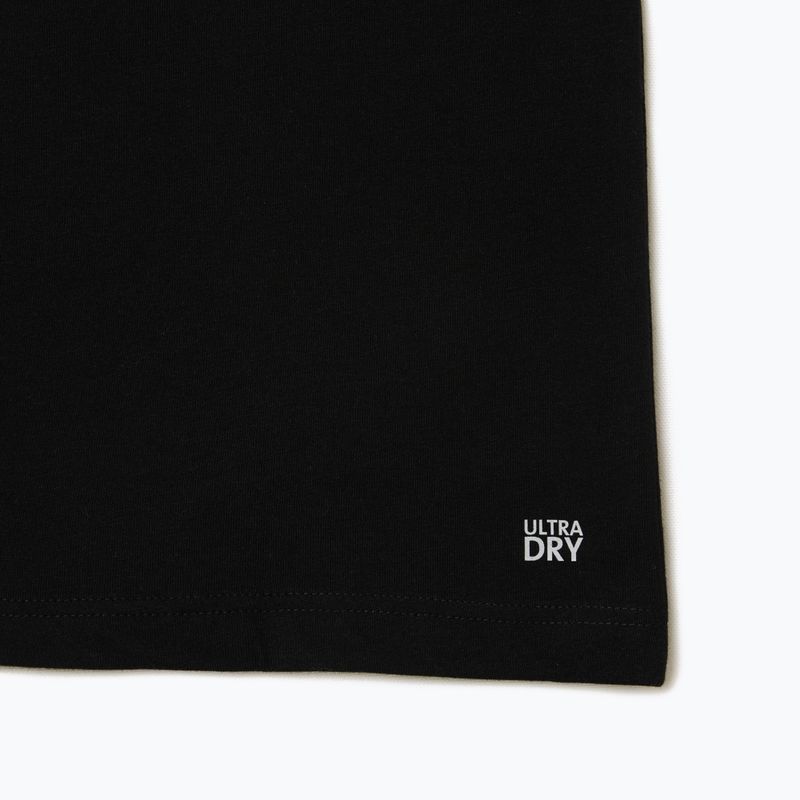 Мъжка тениска Lacoste TH2508 black/white 8