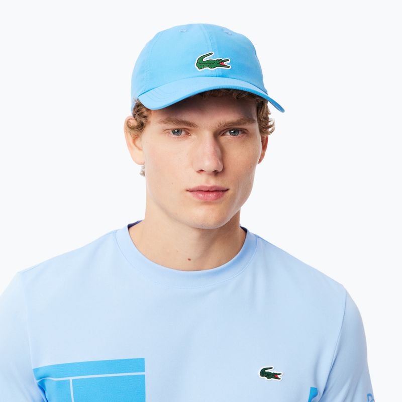 Мъжка шапка с козирка за тенис Lacoste RK2450 argentine blue/argentine blue 4