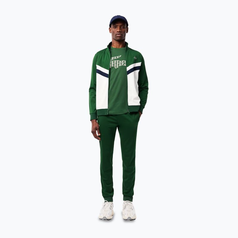 Bluza męska Lacoste SH2646 green / white / navy blue 2