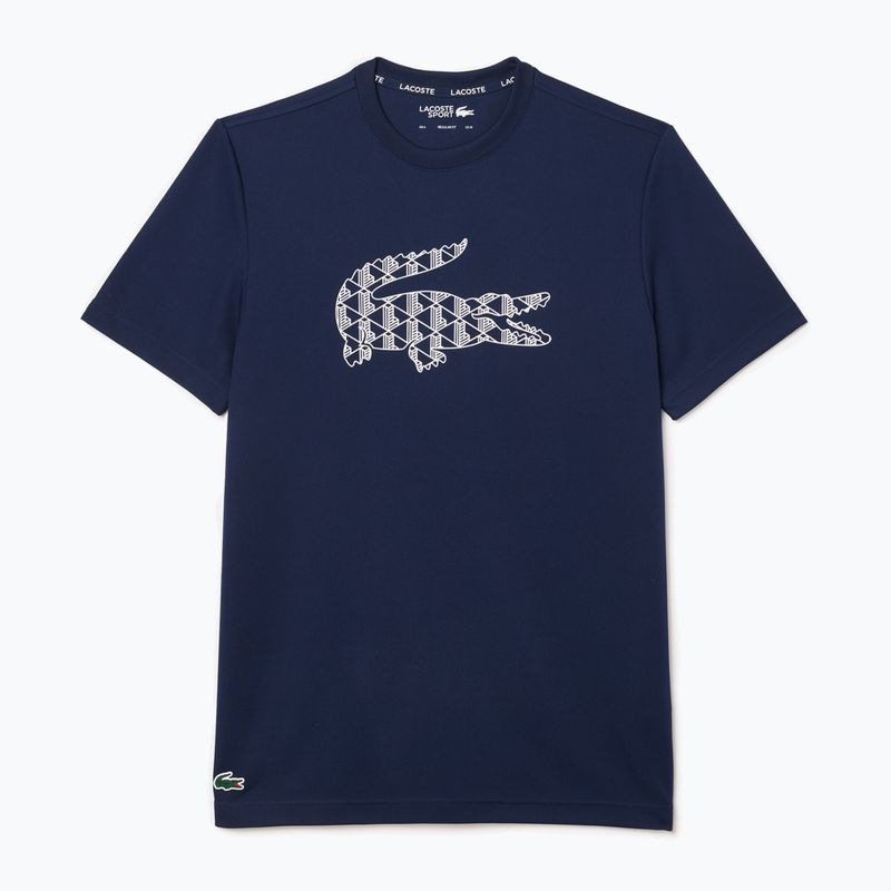 Мъжка тениска Lacoste TH2623 navy blue 4