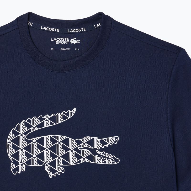 Мъжка тениска Lacoste TH2623 navy blue 5