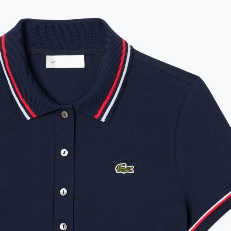 Дамска риза Lacoste Polo DF9599 navy blue/rill/grenadine 5