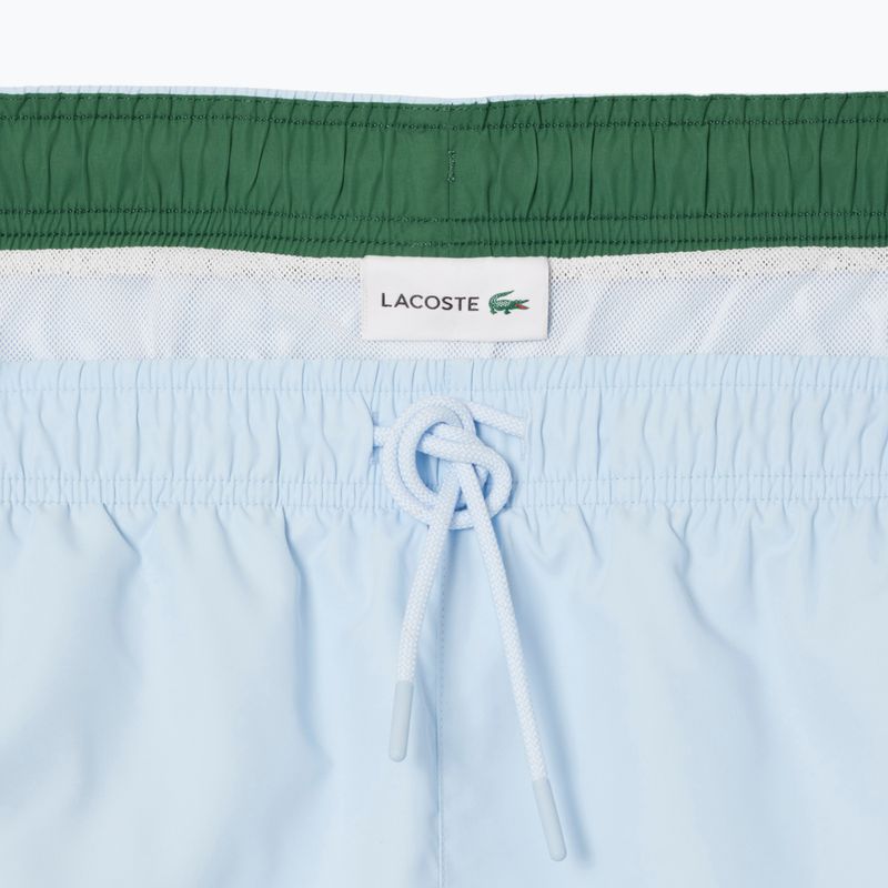 Мъжки къси панталони за плуване Lacoste MH6270 rill/green 2