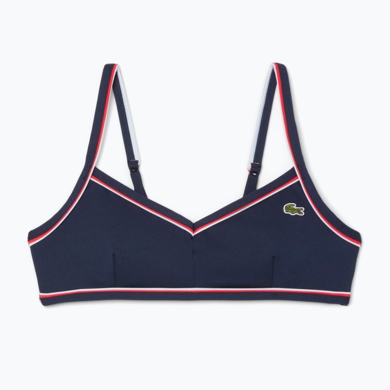 Горна част на бански Lacoste MF9993 тъмно синьо/грил гренадин
