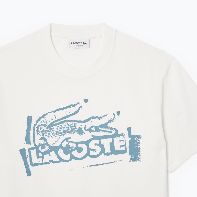 Мъжка тениска Lacoste TH0284 flour/limestone 2