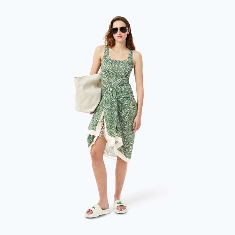 Дамски бански Lacoste MF9608 зелен/мукавен 7