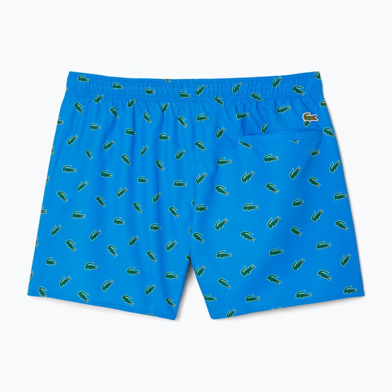 Мъжки къси панталони за плуване Lacoste MH7188 gypsy blue/multico 2