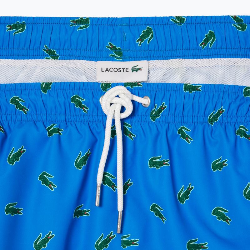 Мъжки къси панталони за плуване Lacoste MH7188 gypsy blue/multico 4