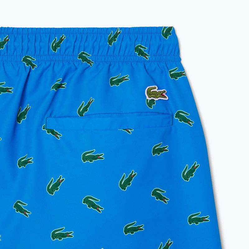 Мъжки къси панталони за плуване Lacoste MH7188 gypsy blue/multico 5