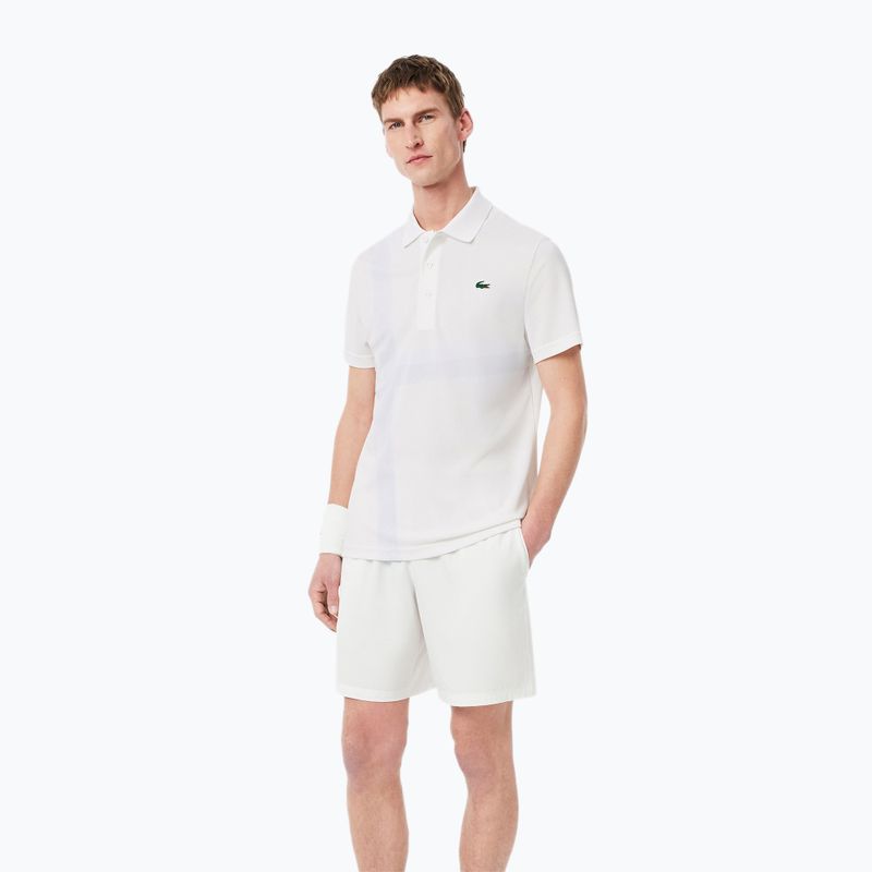 Мъжка тенис фланелка Lacoste Polo DH8971 white 2