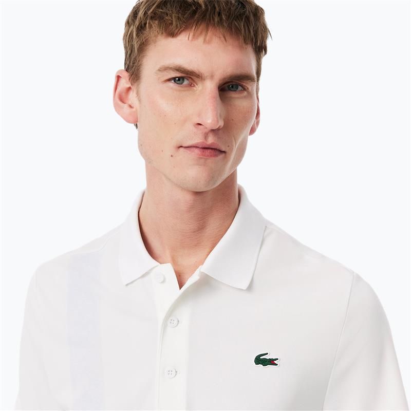 Мъжка тенис фланелка Lacoste Polo DH8971 white 4