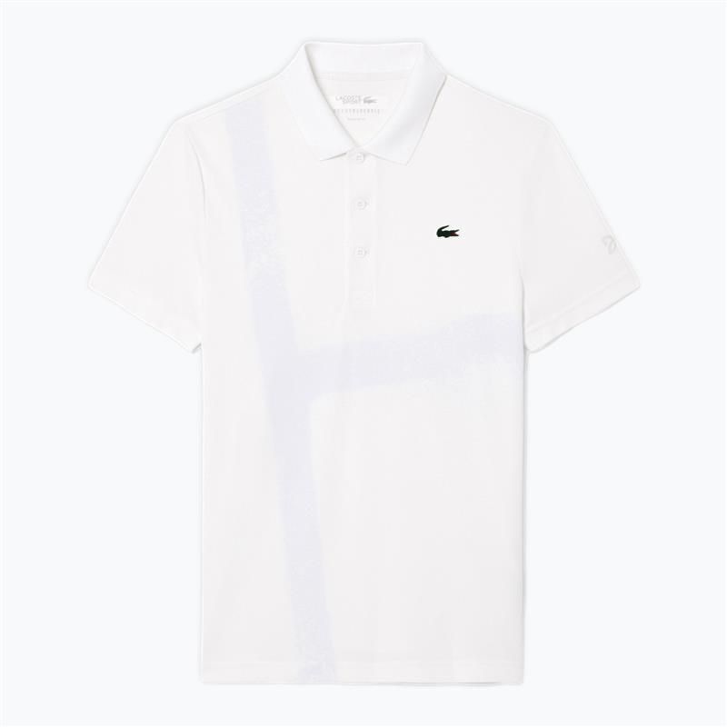 Мъжка тенис фланелка Lacoste Polo DH8971 white 5