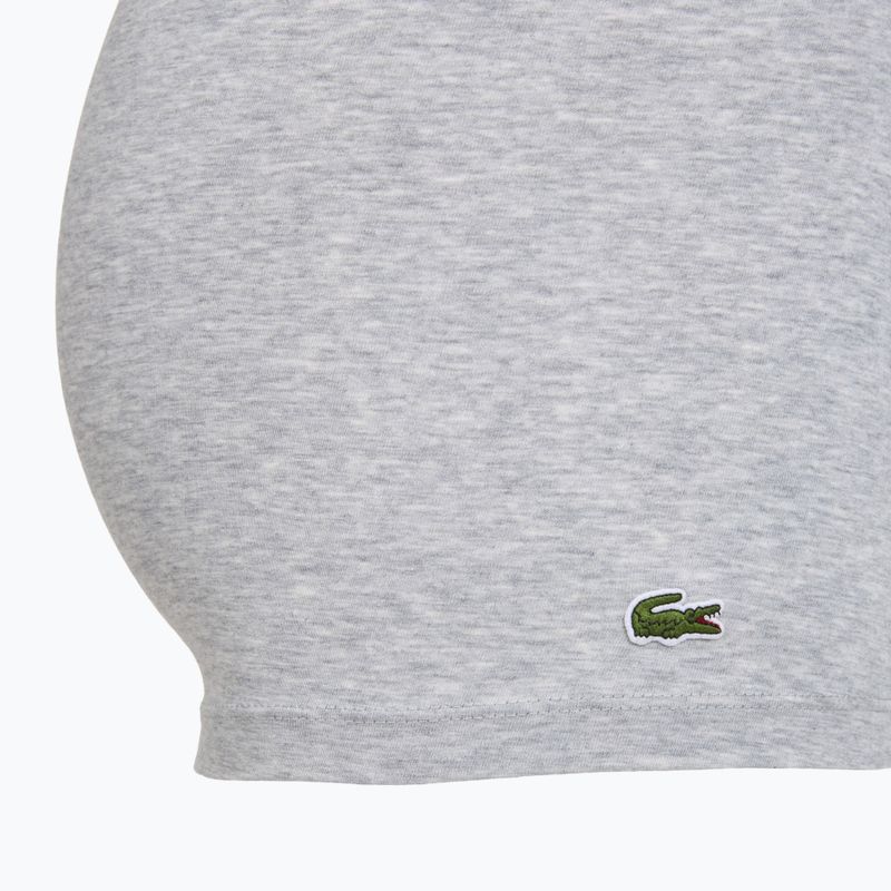 Мъжки боксерки Lacoste 5H1291 3 пакета тъмносиньо/бяло/сребърно ch 4