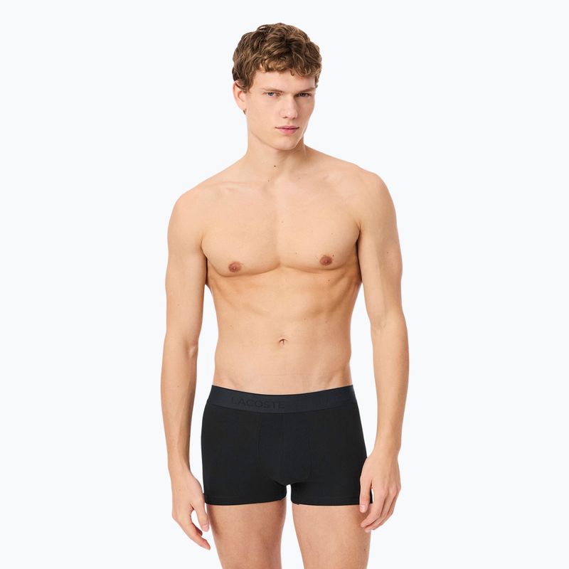 Мъжки боксерки Lacoste 5H2402 3 пакета черни 3