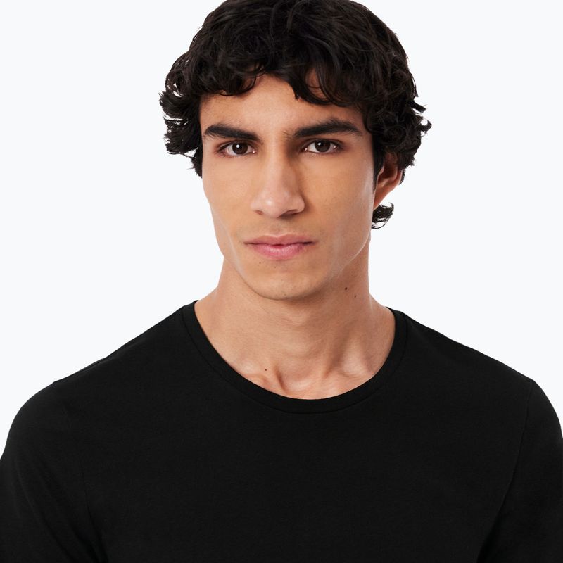 Мъжка тениска Lacoste TH9007 3-pack black 3