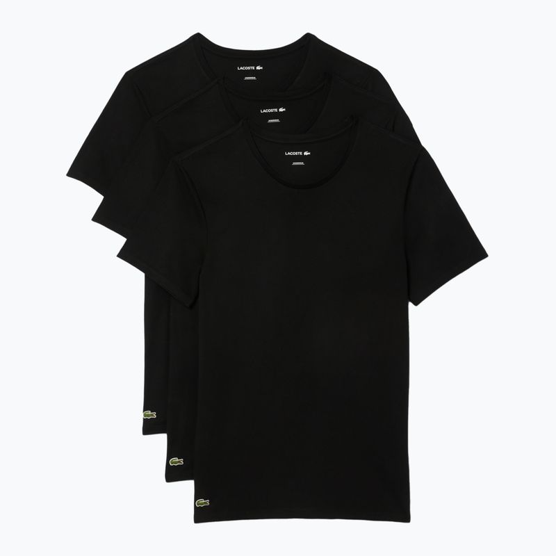 Мъжка тениска Lacoste TH9007 3-pack black 4