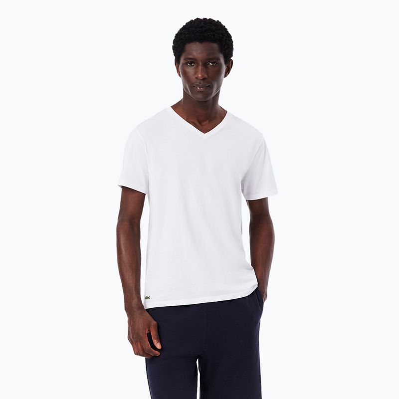 Мъжка тениска Lacoste TH9008 3-pack white