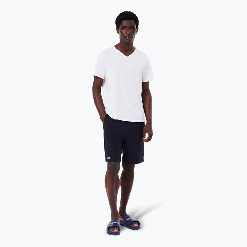 Мъжка тениска Lacoste TH9008 3-pack white 2