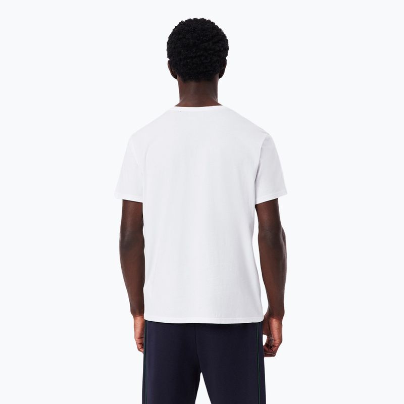 Мъжка тениска Lacoste TH9008 3-pack white 3