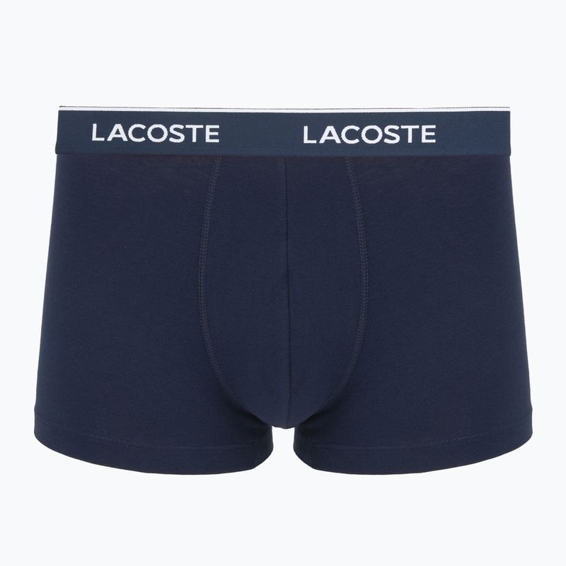 Мъжки боксерки Lacoste 5H12997 3 чифта navy blue/green/red/navy blue 3