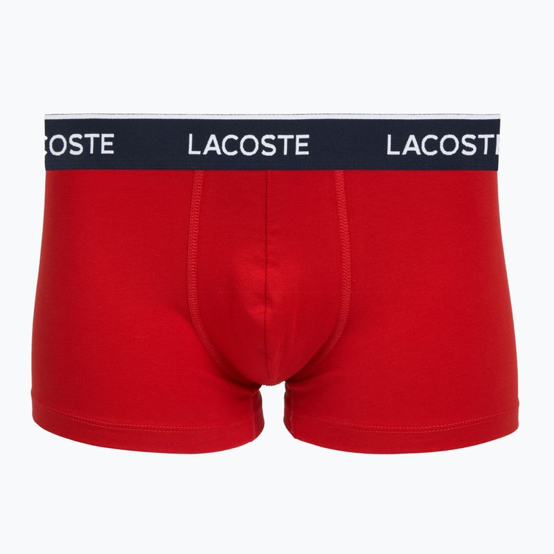 Мъжки боксерки Lacoste 5H1300 3 чифта navy blue/red/methylene 2