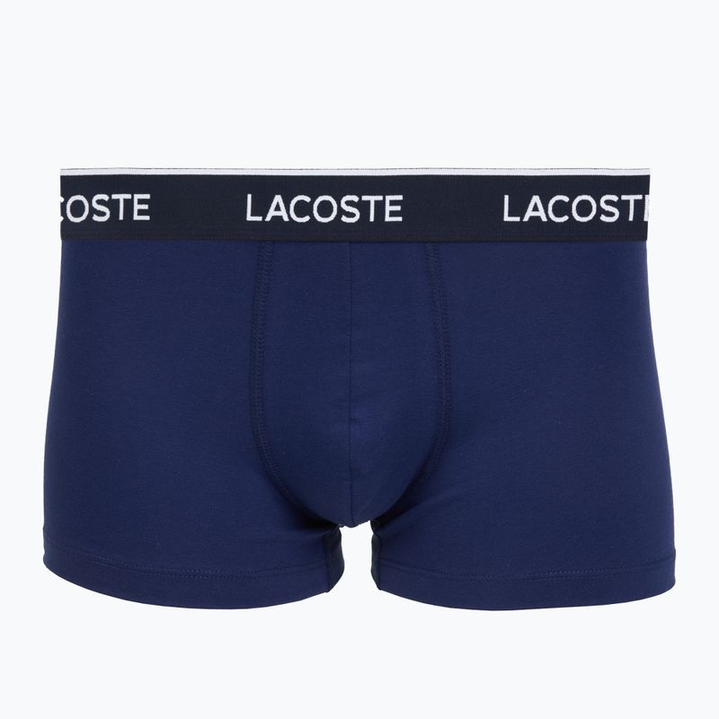 Мъжки боксерки Lacoste 5H1300 3 чифта navy blue/red/methylene 3