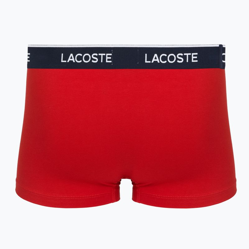 Мъжки боксерки Lacoste 5H1300 3 чифта navy blue/red/methylene 5