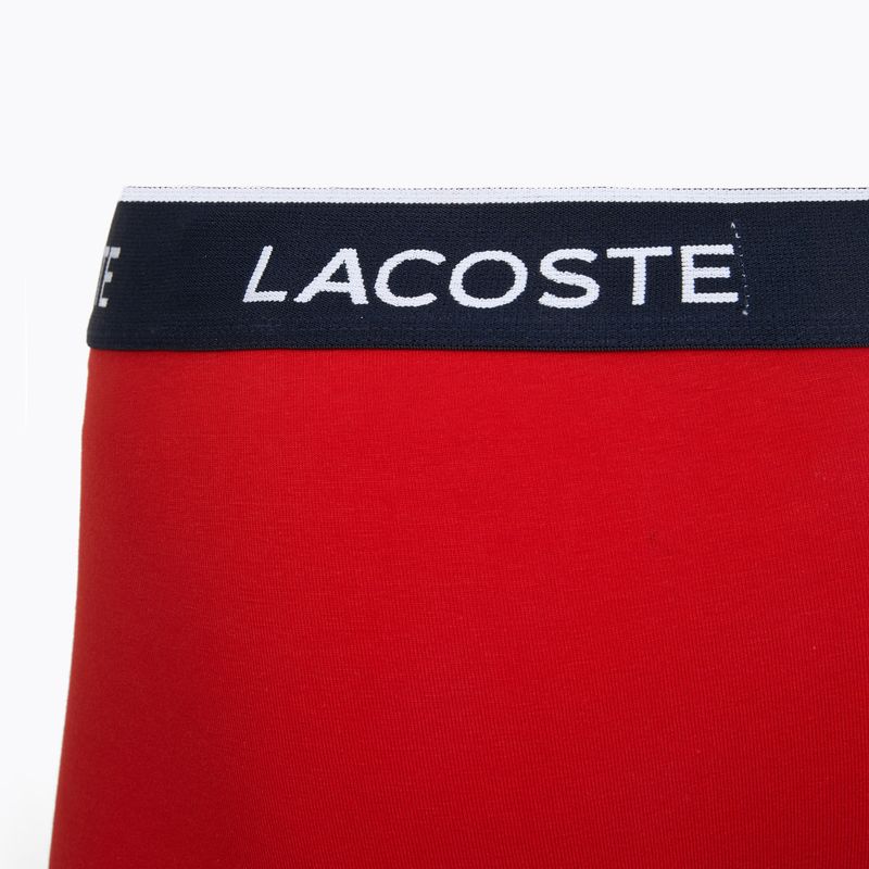 Мъжки боксерки Lacoste 5H1300 3 чифта navy blue/red/methylene 6