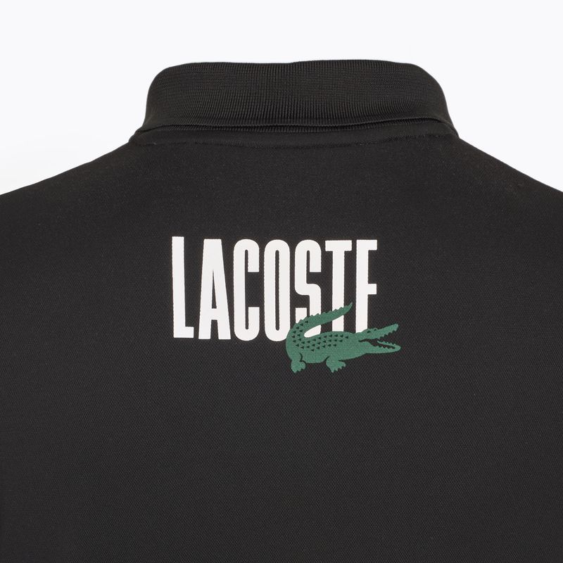 Мъжка поло фланелка за тенис Lacoste Polo DH8963 white/malva black 3