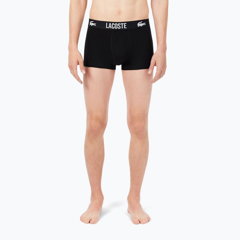 Мъжки боксерки Lacoste 5H2393 3 pack black/red/white 5