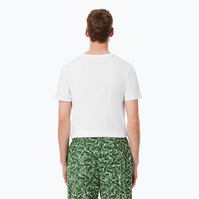 Мъжка тениска Lacoste TH9007 3-pack white 2