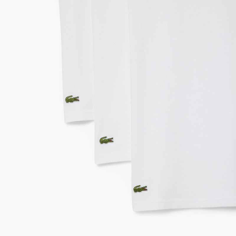 Мъжка тениска Lacoste TH9007 3-pack white 5