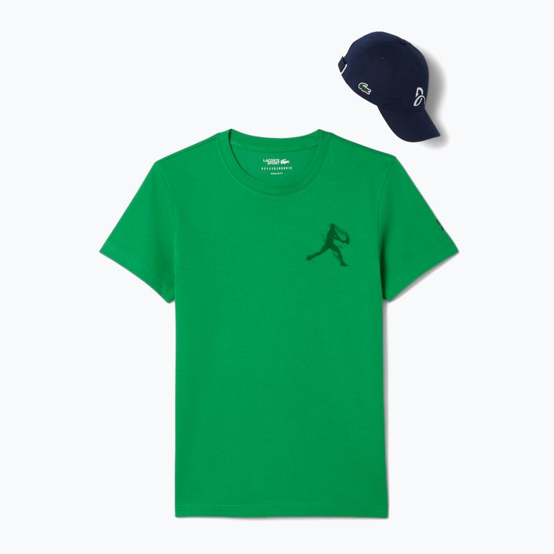 Мъжка тенис фланелка Lacoste TH1044 calathea/green