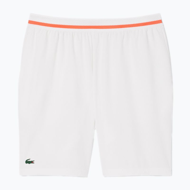 Мъжки шорти за тенис Lacoste GH7413 white/mango tree red 3