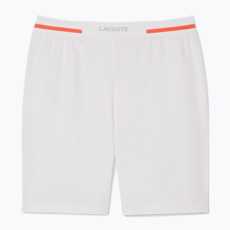Мъжки шорти за тенис Lacoste GH7413 white/mango tree red 4